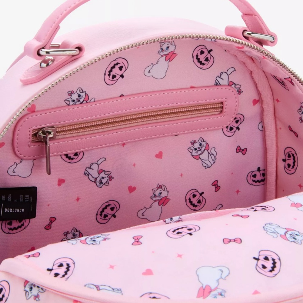 Disney The Aristocats Marie Halloween Jack-o-Lantern Pink Pumpkin Complete Set - Picture 7 of 16